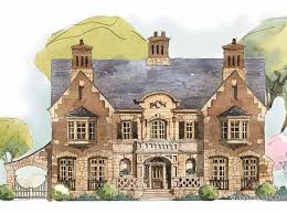 French Country House Plan With 6505