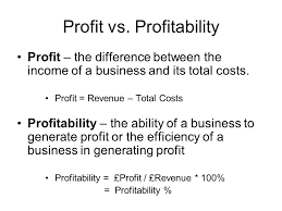 Chapter 18 Measuring And Increasing Profit Profit Vs