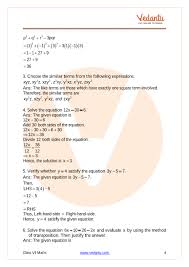 Cbse Class 6 Maths Chapter 11 Algebra