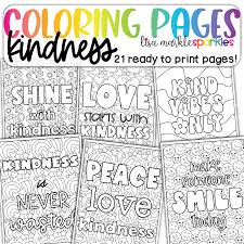 kindness coloring pages printable pdf
