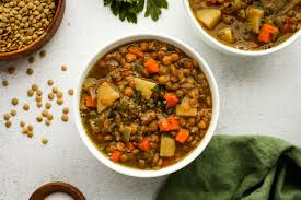 slow cooker lentil soup i heart