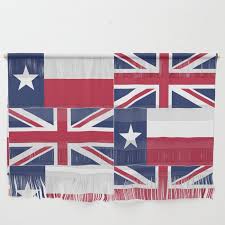 Union Jack Texas Flag Wall Hanging By