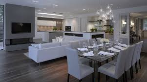 Zone An Open Plan Kitchen Living Space