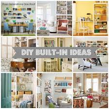Whether you are looking for extra storage for the kids playroom, or a feature wall for your living room, these diy. 10 Diy Built In Ideas Decorating Inspiration Four Generations One Roof