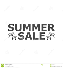 Summer Sale Sign Summer Sale Icon On White Background Stock