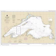 Noaa Chart Lake Superior Mercator Projection 14961