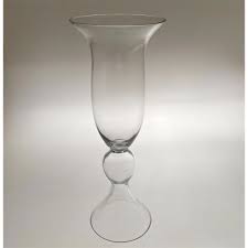 Trumpet Vases 21 X7 75 Set Of 4 Clear