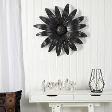Metal Daisy Flower Sconce Candle Holder