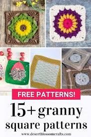Unusual Crochet Granny Square Patterns