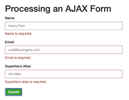 how to submit ajax forms with jquery
