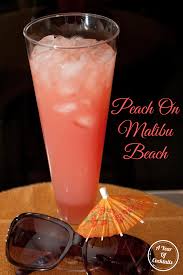 Enjoy one of these delicious caribbean rum cocktails made with malibu rum with the smooth, sweet taste of coconut, fresh fruits and enjoy the refreshing. Peach On Malibu Beach A Year Of Cocktails