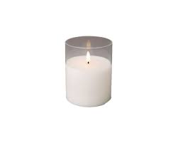 Wax Wick Led Battery Operated Candle In