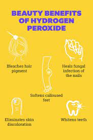 hydrogen peroxide uses for hair skin
