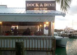 sunset while dining at dock n dine