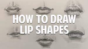 how to draw diffe lip shapes you