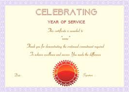 Employee Anniversary Certificate Template 12 Professional Word