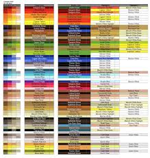 Vallejo Colour Chart Vallejo Paint Comparison Chart Vallejo