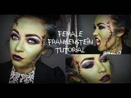 female frankenstein halloween tutorial