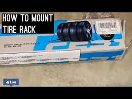 How To Mount Tire Rack On Wall You