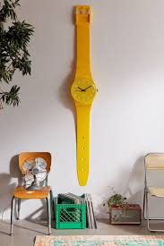 Swatch Maxi Lemon Time Wall Clock