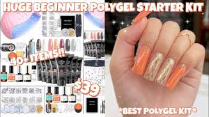 huge modelones polygel nail starter kit