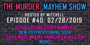 Murder Mayhem Show 40 Fff Billboard Chart Numbers New