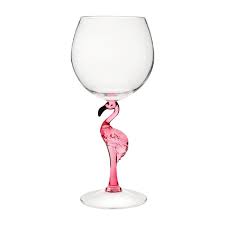 20 Oz Pink Flamingo Acrylic Wine Glass