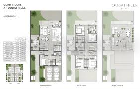 Floor Plans Club Villas Dubai Hills Estate By Emaar