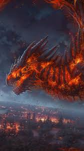 dragon burning fantasy 4k wallpaper 4 1048