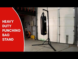 building a punching bag stand diy