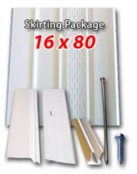 mobile home skirting package for 16 x80