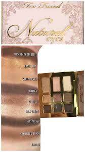 too faced natural eyes eyeshadow palette
