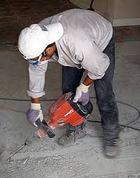 removing ceramic tiled floors on