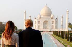 The taj mahal seems to get smaller as you move towards it, and larger as you move away from it. Monument Of Love Taj Mahal Leaves Donald Trump And Melania In Awe Deccan Herald