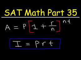 Compound Interest Sat Math
