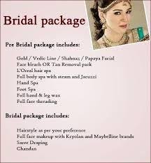 bridal package