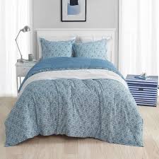 Navy Blue Cotton Twin Comforter Set