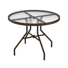 36 acrylic top round dining table with