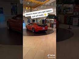 how do they get cars in the mall