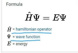 Hamiltonian Operator And Wave Function