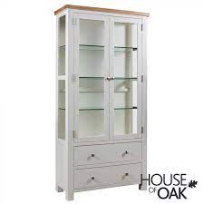 Keswick In Ivory Glass Display Cabinet
