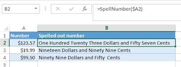 how to convert number to words in excel
