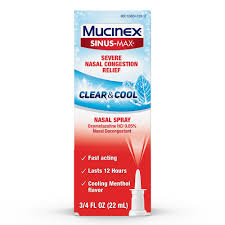 Nasal congestion and inflamed nasal passages make it harder for odors to reach olfactory receptor neurons (the part of your brain that allows you to smell). Mucinex Sinus Max Nasal Spray Clear Cool 0 75 Oz Mucinex Usa