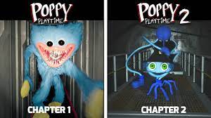 Daddy Long Legs VS Huggy Wuggy Chase (Poppy Playtime: Chapter 2) - YouTube