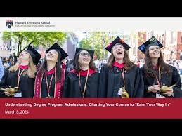 understanding degree program admissions