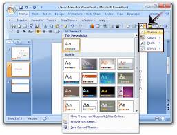 Where Is The Themes In Microsoft Powerpoint 2007 2010 2013