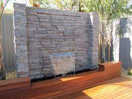 Diy Water Feature Stone Wall