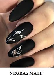 Uñas hermosas uñas largas manicure diseños uñas negras manicura de uñas uñas artísticas disenos de unas diseños de arte en uñas. 2