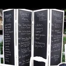 Room Divider With Chalkboard Paint Save On Notice Board Or