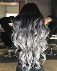Also most photos with a model/full dip dye are inspiration the ombre example photos can be slightly different then the actual extensions. 60 Ideas Of Gray And Silver Highlights On Brown Hair